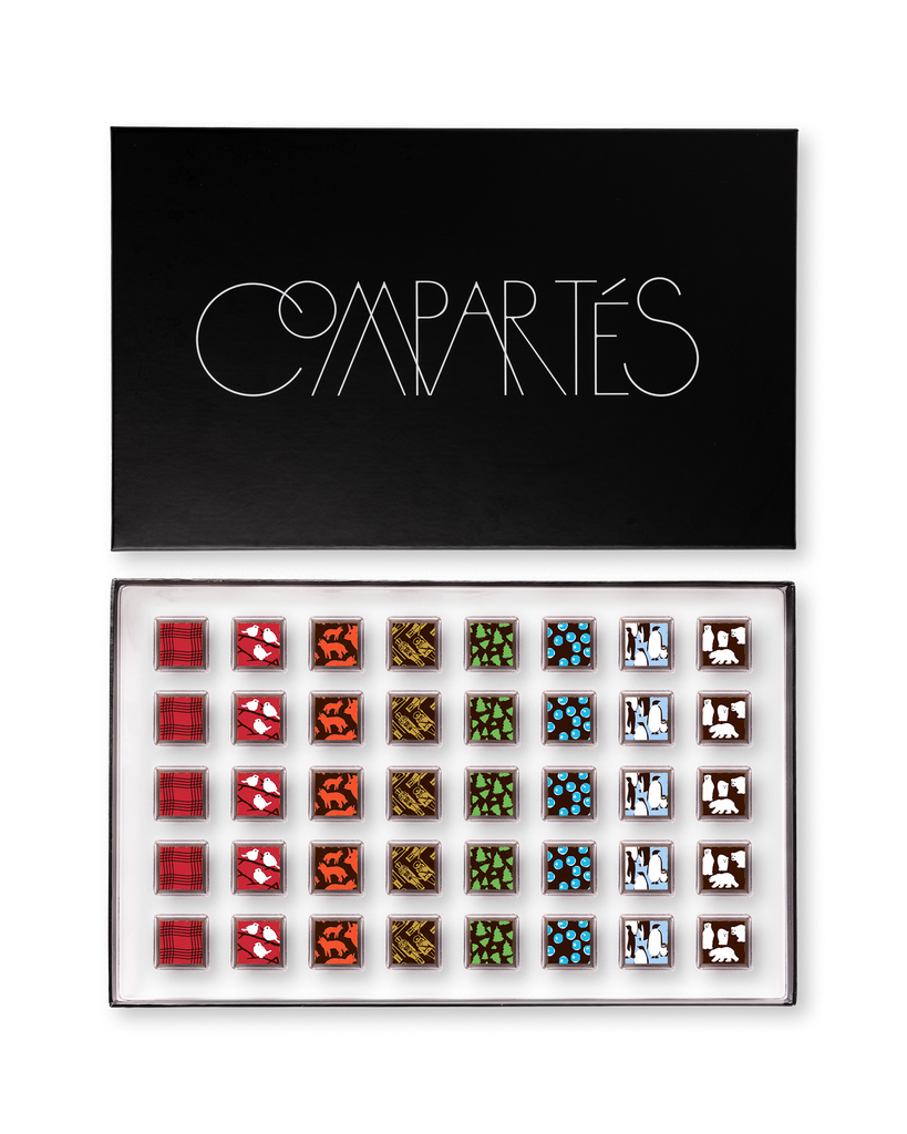 40 Piece Holiday Luxury Chocolates Gift Box
